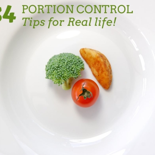 portion control tips for real life. great ideas to serving sizes