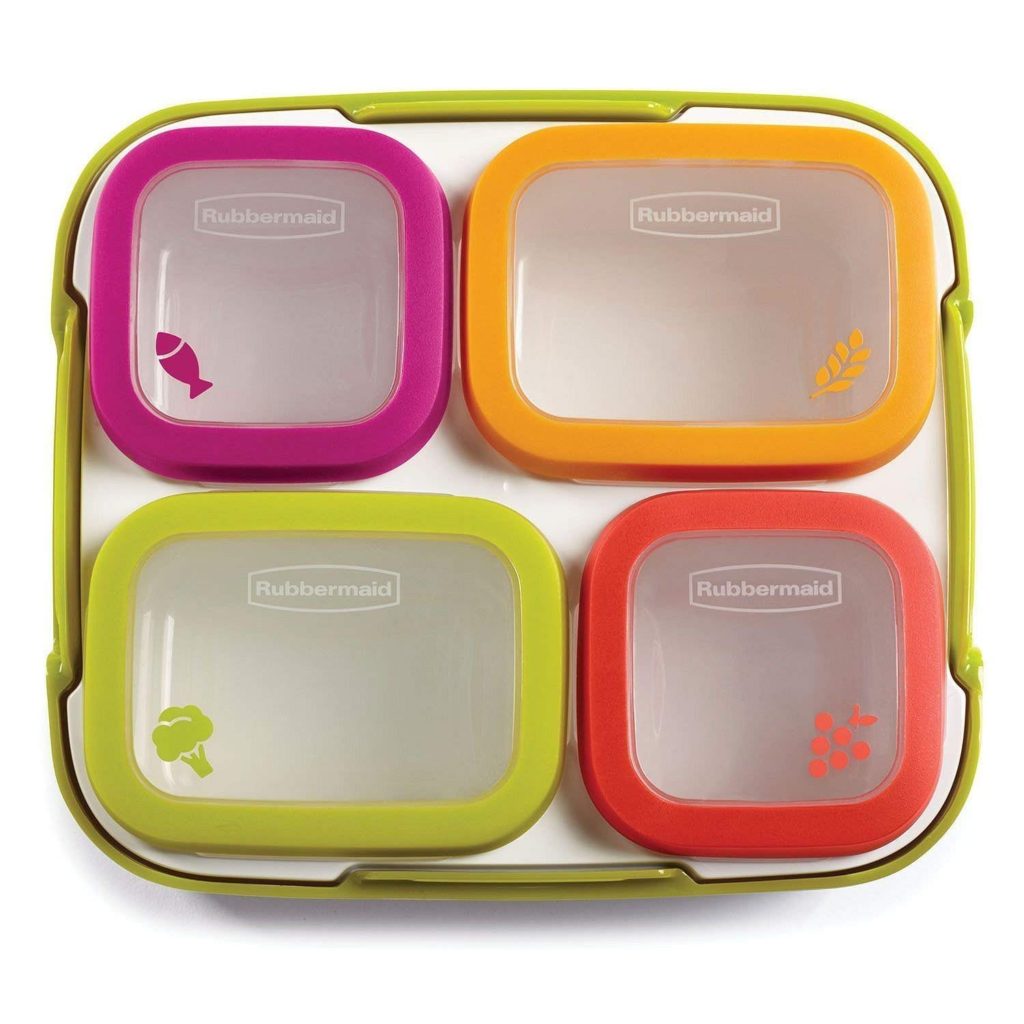 Portion Control Bento Lunch Box, Storage Container & Plate by BariatricPal  - Collapsible, Leak-Proof & Available in 2 Colors!