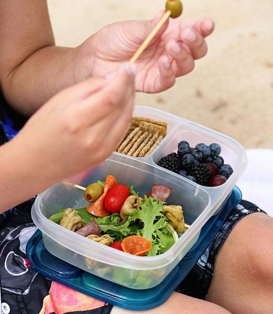 Portion Control Bento Lunch Box, Storage Container & Plate by BariatricPal  - Collapsible, Leak-Proof & Available in 2 Colors!