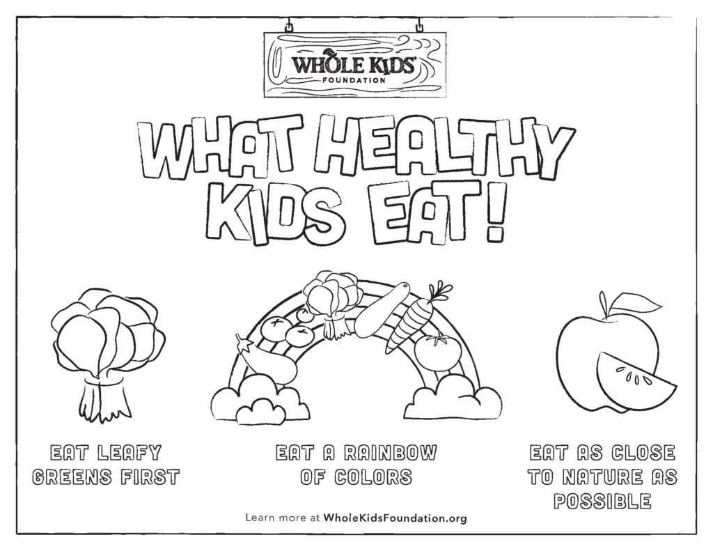 9 Free Printable Nutrition Coloring Pages for Kids - Health Beet