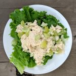 light chicken salad lettuce wraps