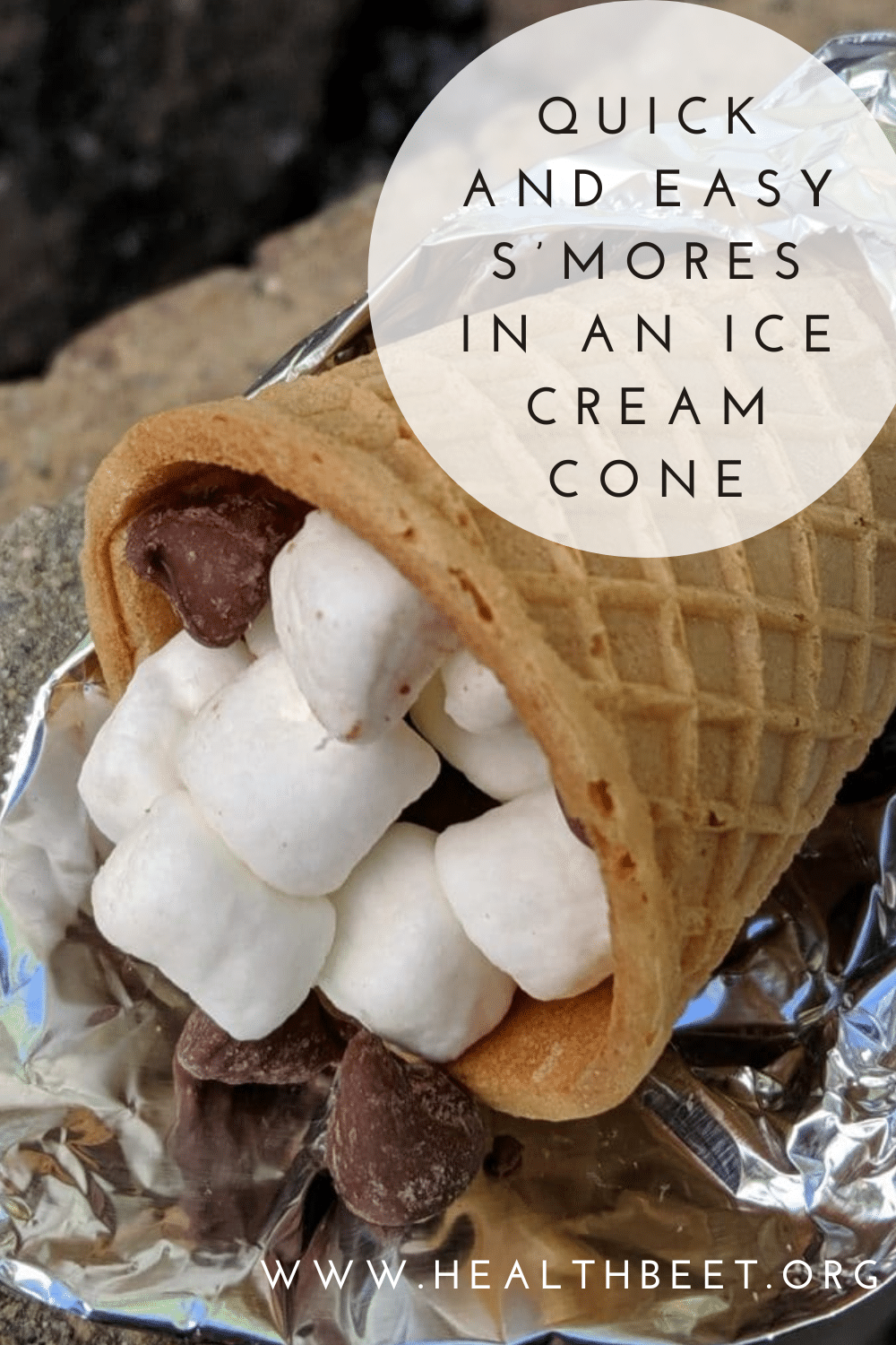 Low Calorie Ice Cream Cone S'mores Health Beet