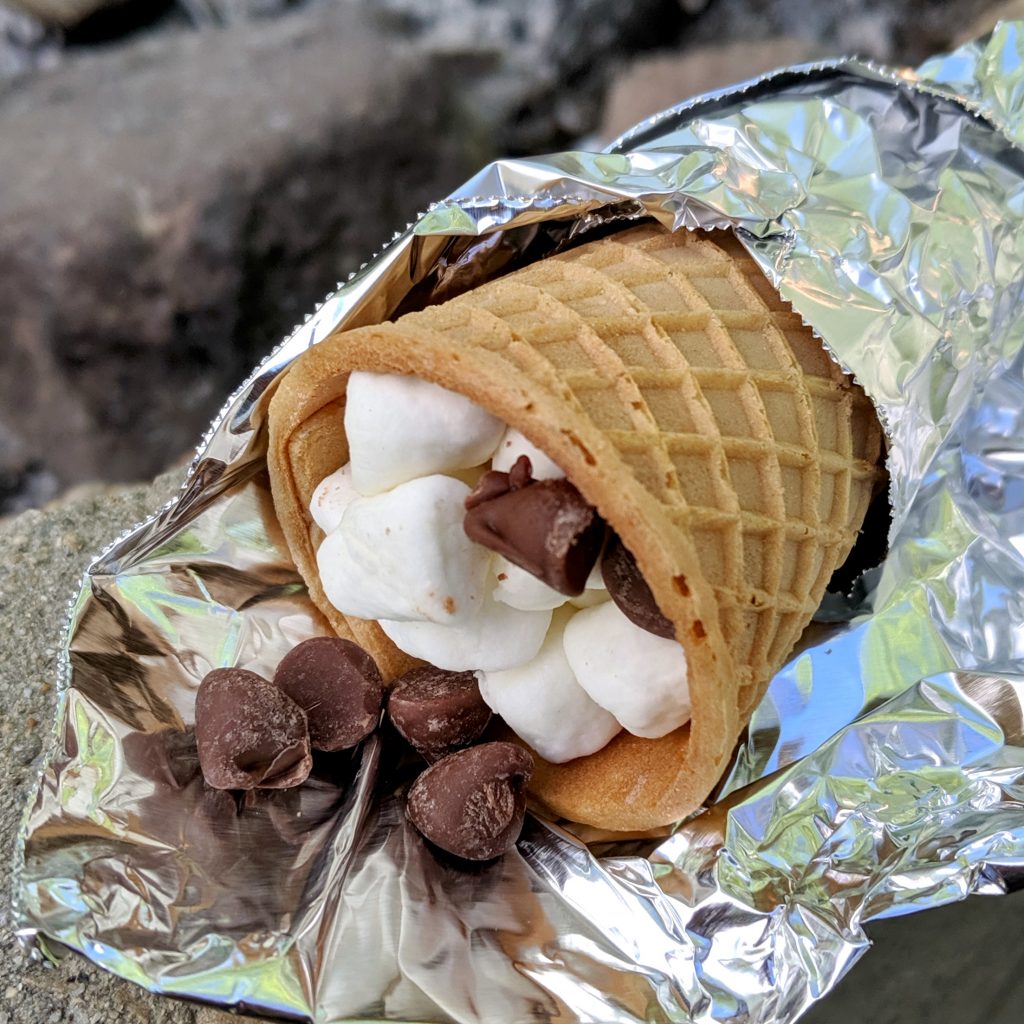 Download Low Calorie Ice Cream Cone S'mores - Health Beet