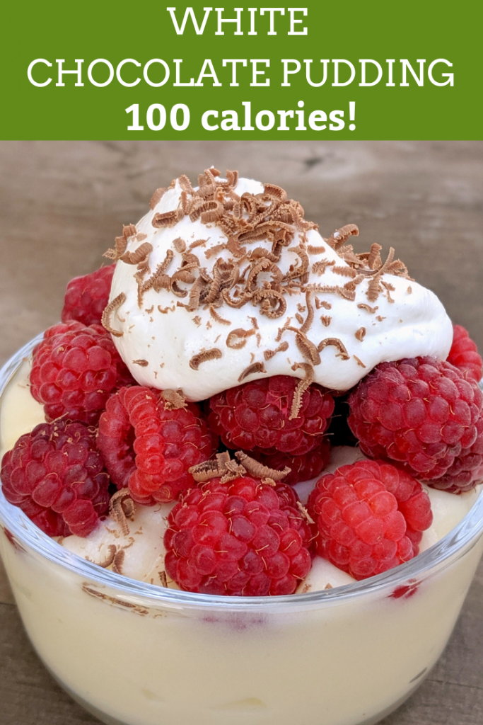 White Chocolate Raspberry Low Calorie Pudding - Health Beet