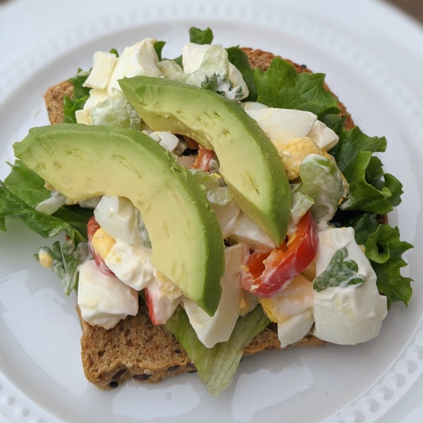 AVOCADO EGG SALAD, healthy salad for weight loss