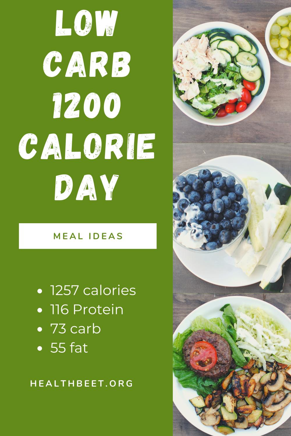 1200 Calorie Meal Plan - Health Beet
