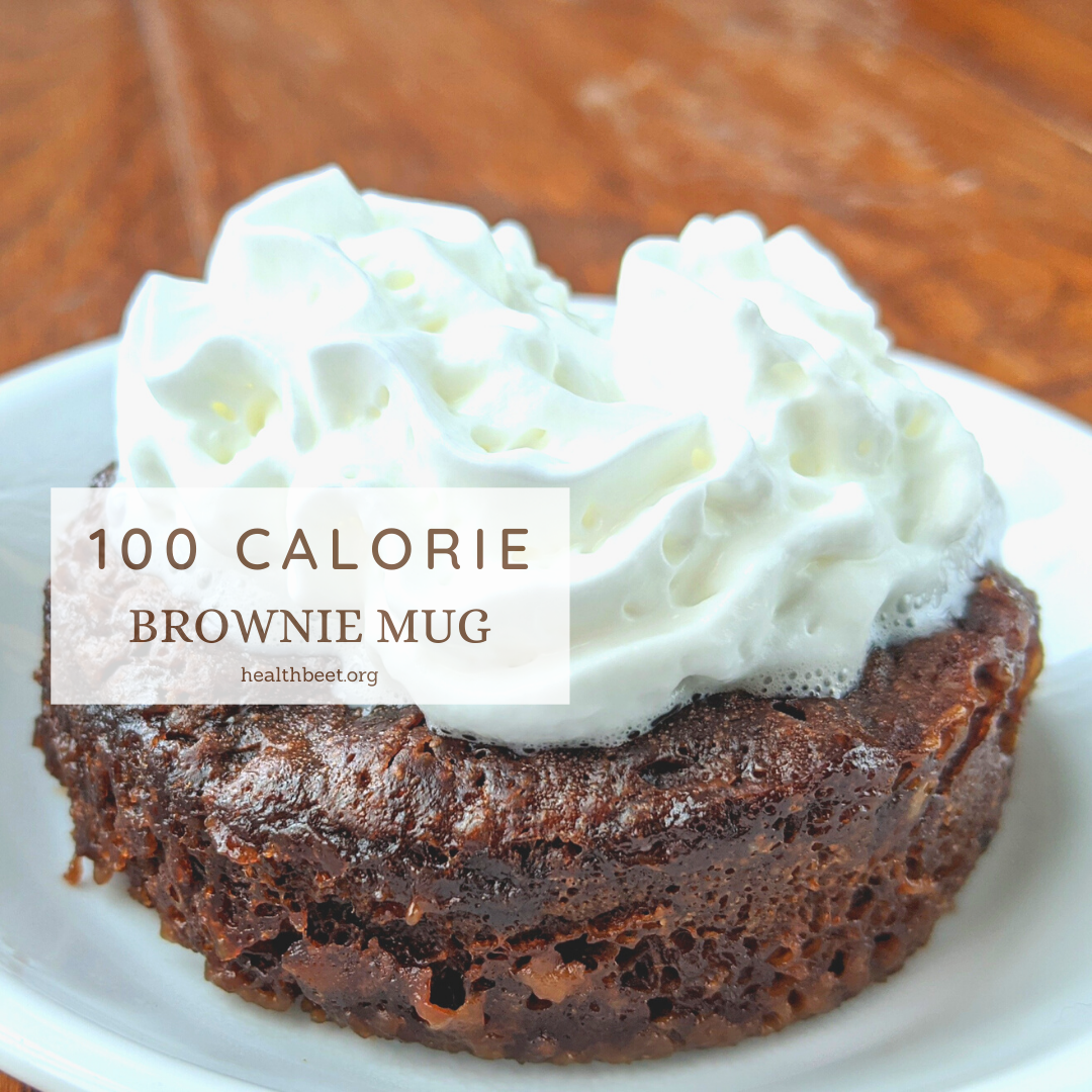 100 calorie brownie mug treat recipe