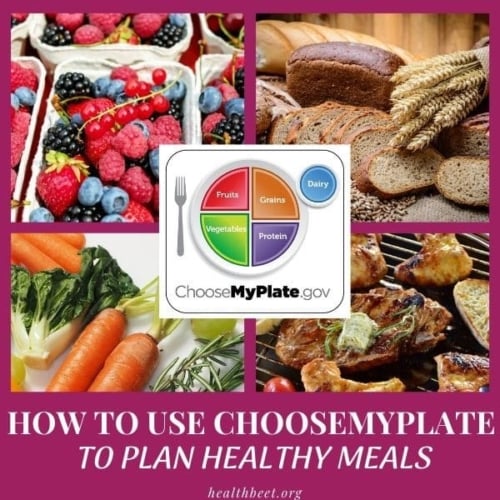 planning healthy meals with choose myplate