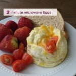 microwave eggs in 2 minutes