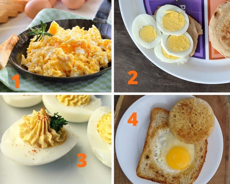 Ideas de huevo para el desayuno