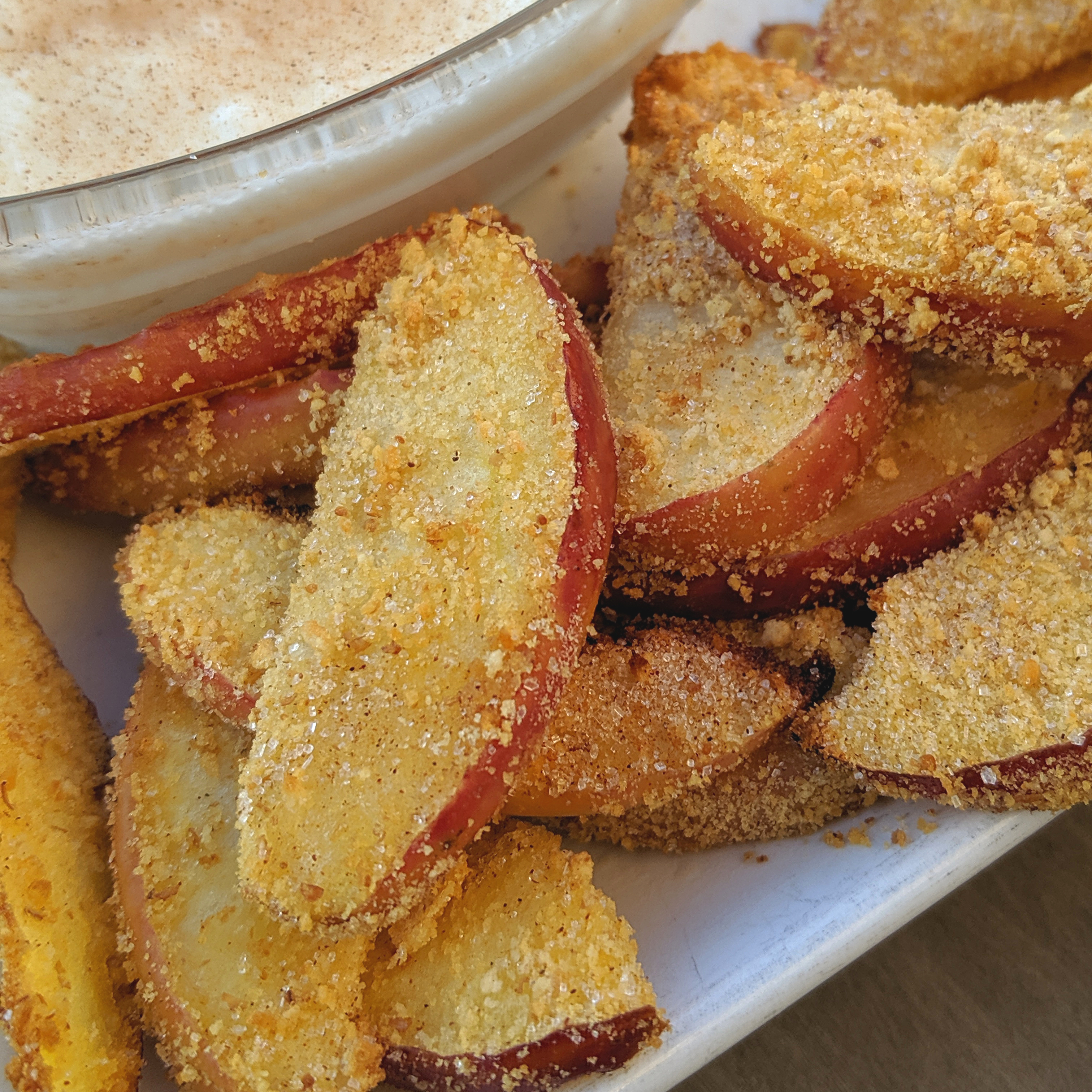 Healthy Apple fries