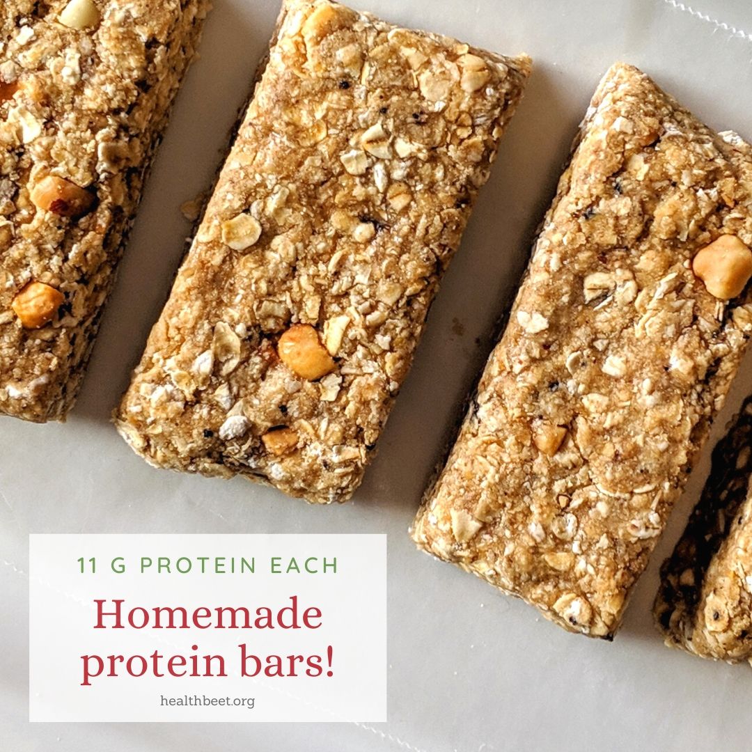 Homemade Protein Bars with Protein Powder Health Beet