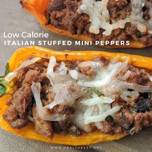 peppers with ground beef and cheese