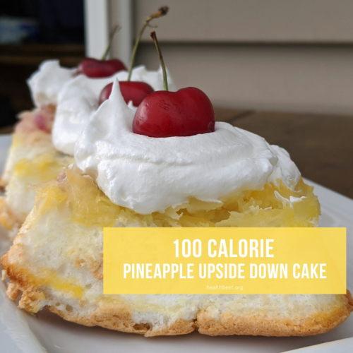 Pineapple angel food cake