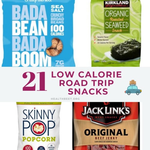 21 low calorie road trip snacks