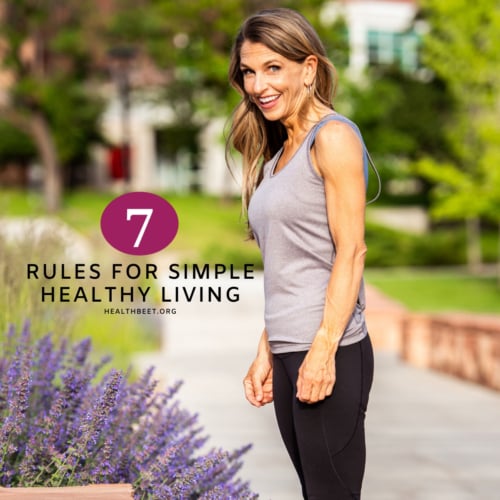 7 rules for simple healthy living