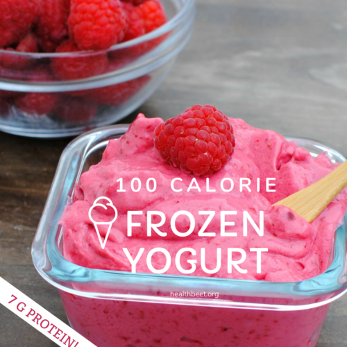 Delicious healthy high protein low calorie frozen yogurt