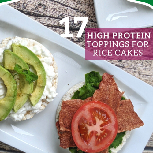 protein toppings for rice cakes square