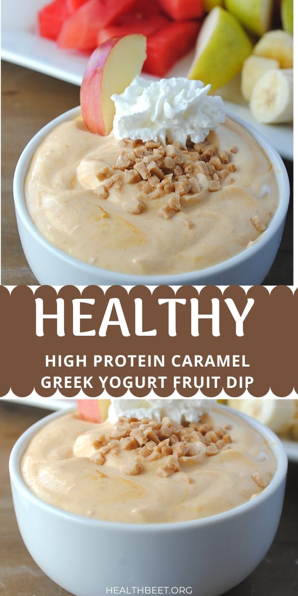 Creamy Caramel Greek Yogurt Healthy Fruit Dip Recipe Health Beet