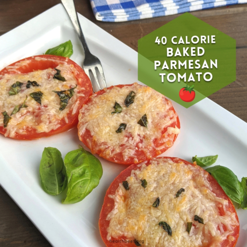 Low calorie baked parmesan tomatoes recipe
