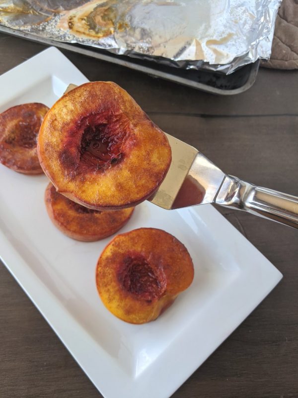 35 Calorie Broiled Cinnamon Peaches & Cream - Health Beet