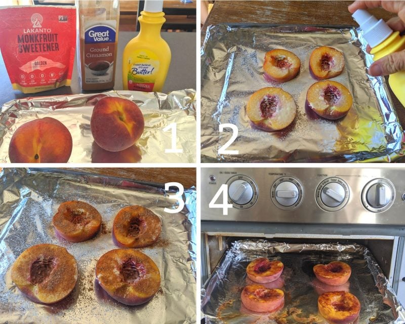 35 Calorie Broiled Cinnamon Peaches & Cream - Health Beet