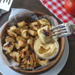 Grilled chick-fill-a-nuggets with dipping sauce (Large)