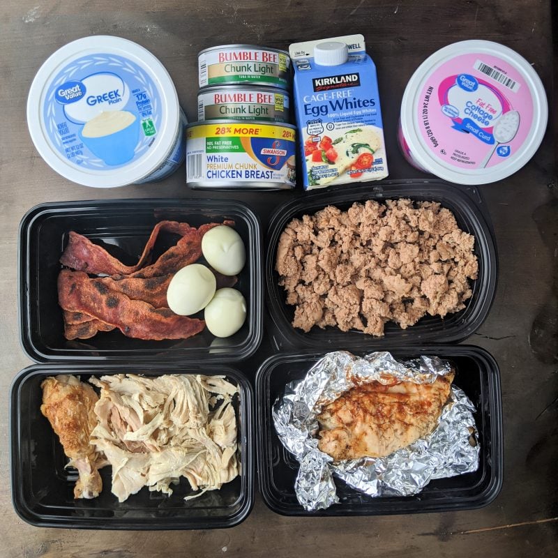 Another week of high protein meal prep 2 years post op and 165 lbs dow, meal  prep