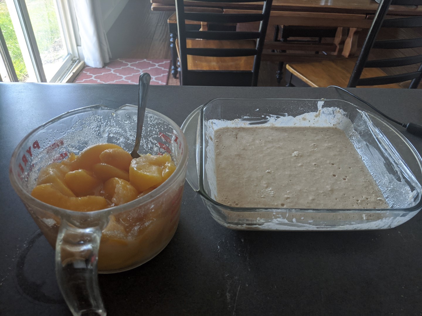Easy Low Calorie Peach Cobbler Recipe {with Heart Healthy Bisquick