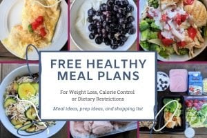 Free healthy meal plans