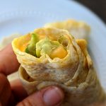 Oat and egg white wrap