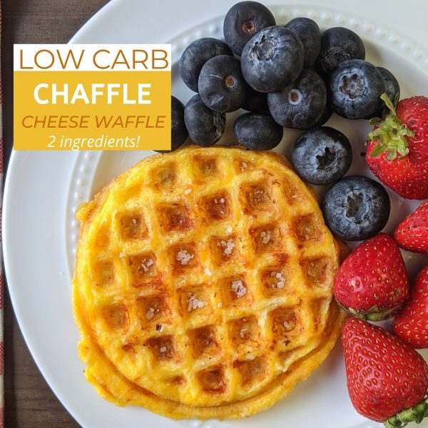 Classic 2 Ingredient Low Carb Chaffle Recipe