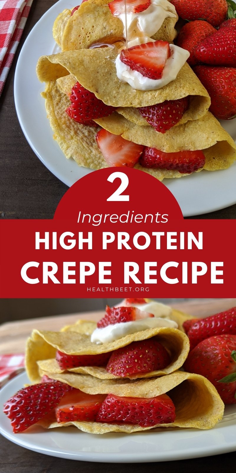 High Protein Egg White and Oat Crepes Health Beet