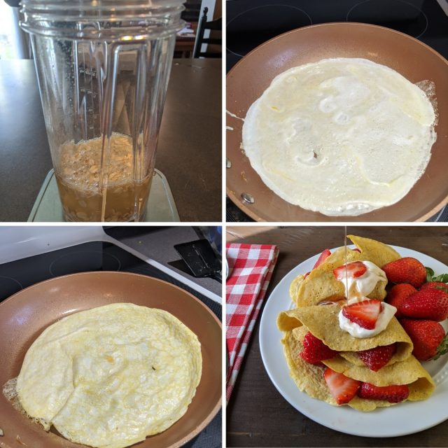 High Protein Egg White and Oat Crepes Health Beet