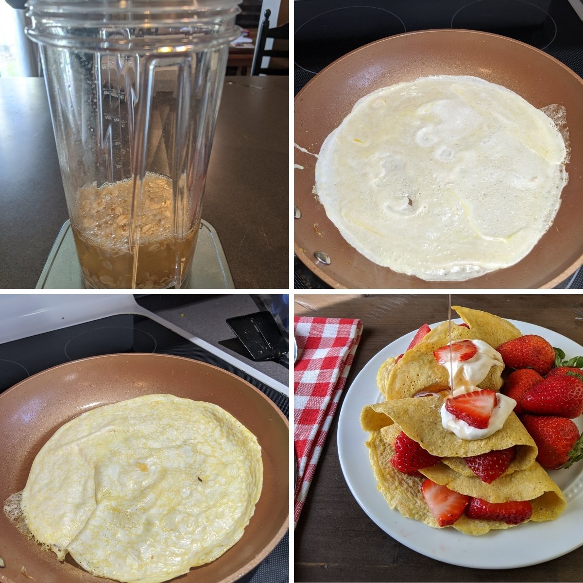 High Protein Egg White and Oat Crepes Health Beet