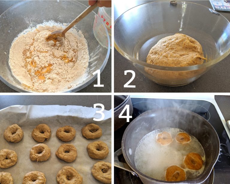 Chewy, Low Calorie Pumpkin Bagel Recipe Health Beet