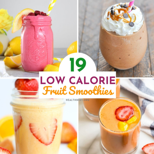 19 healthy low calorie fruit smoothies for breakfast