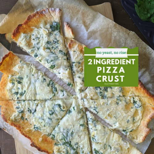 2 ingredient no rise no yeast pizza crust