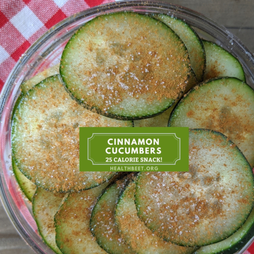 25 calorie cinnamon cucumbers for snacking