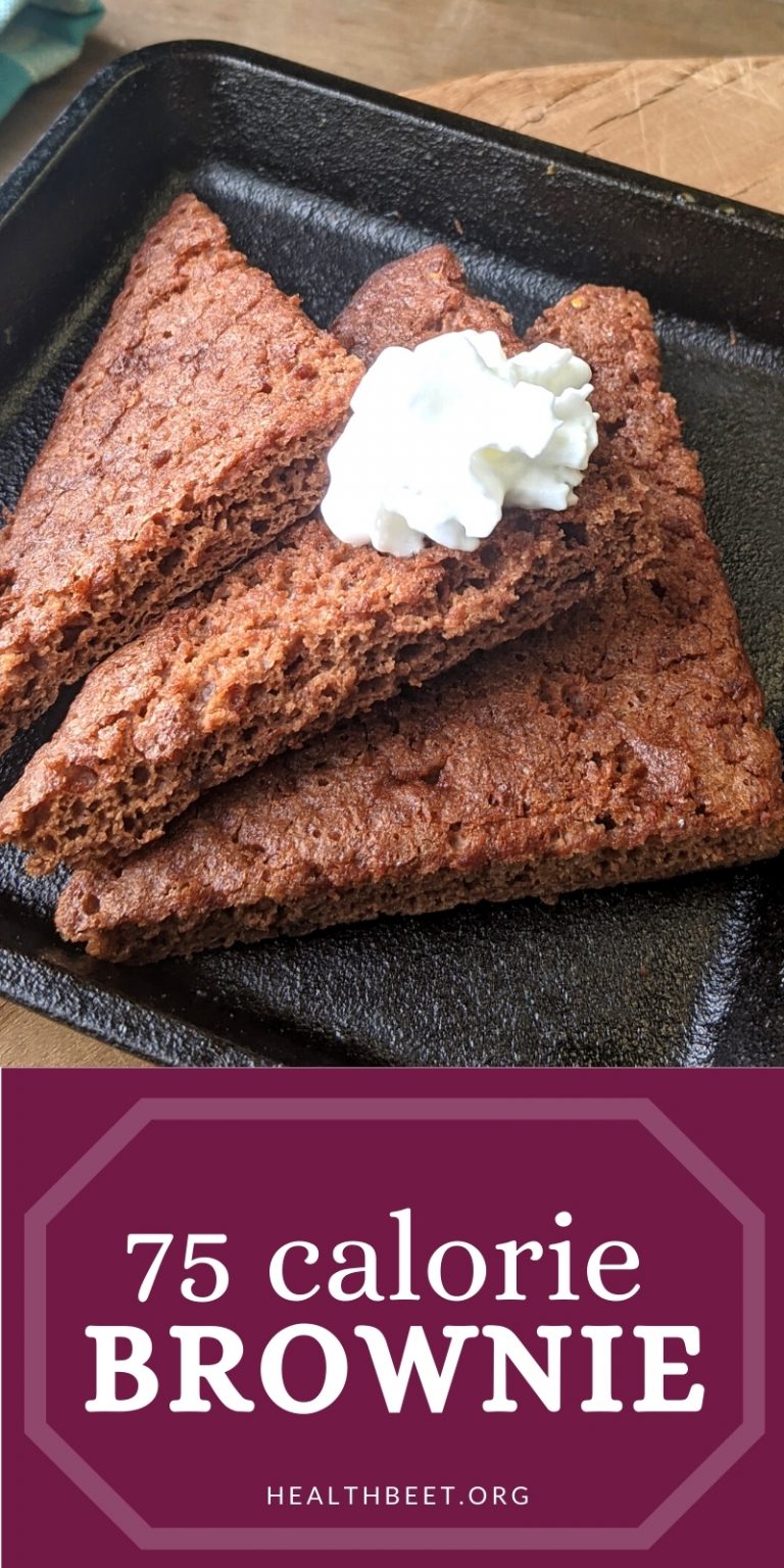 Tasty 75 Calorie Brownie From a Brownie Mix Health Beet