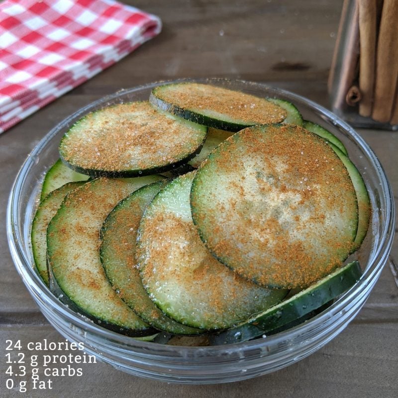 Low Calorie Cinnamon Cucumbers {healthy snack!} Health Beet