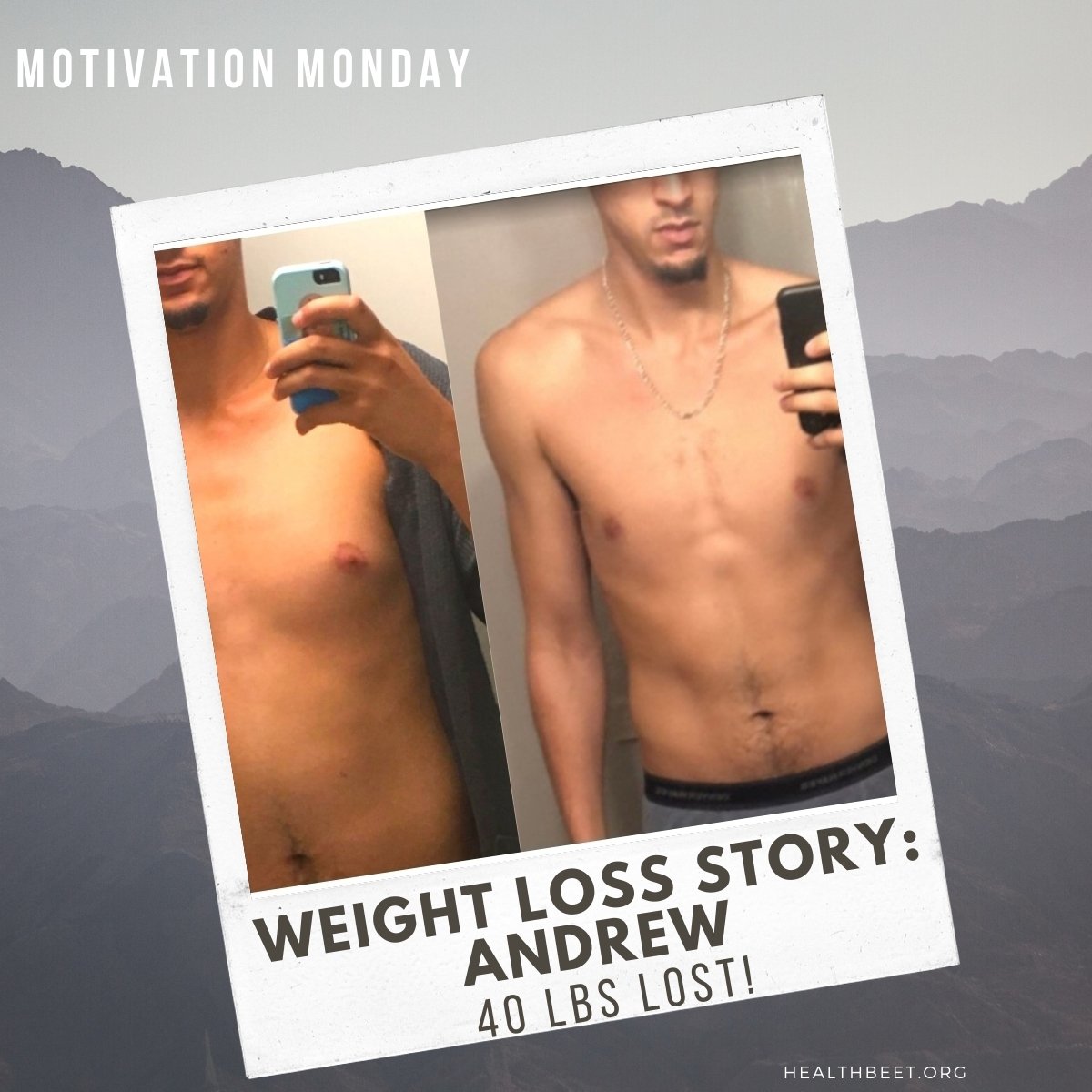 Weight loss story andrew 40 lbs