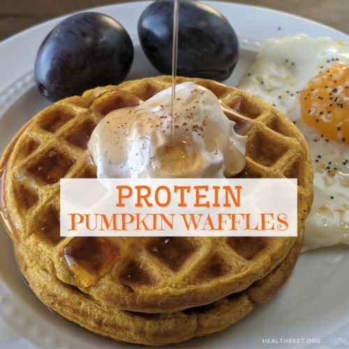 protein pumpkin waffle thumbnail