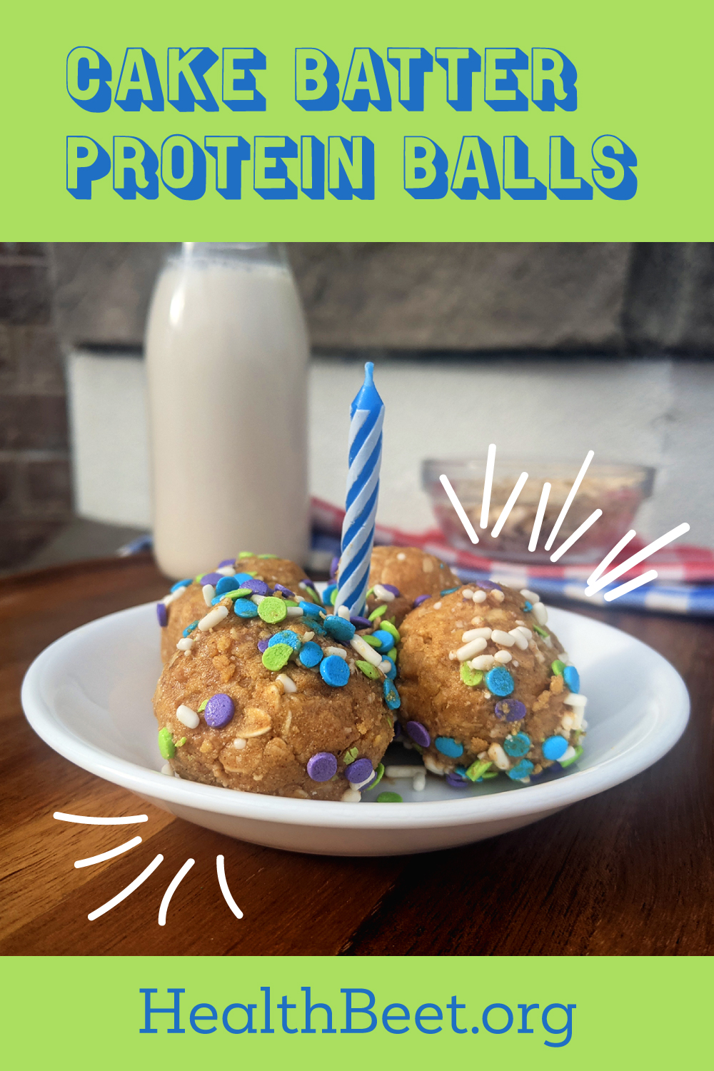 Cake Batter Protein Balls Health Beet