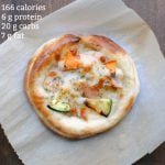 mini chicken pizza with nutrition