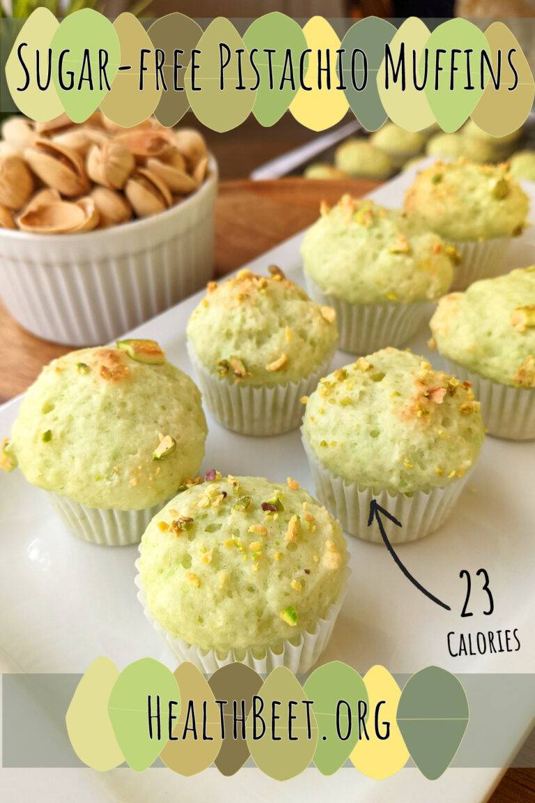 23 Calorie Low Sugar Pistachio Muffins Health Beet