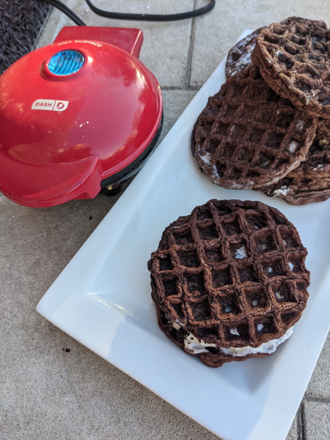Low Carb Cookies and Cream Chocolate Waffles Health Beet