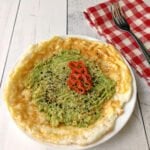 Open Faced Omelet on White Wood 1200x1200