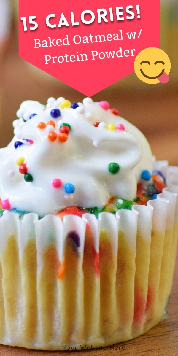 Birthday Cake Baked Oatmeal with Protein Powder Health Beet