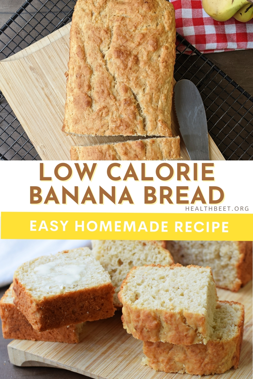 Best Low Calorie Banana Bread Half the Calories - Health Beet